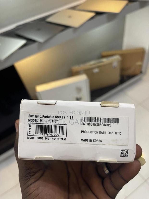 Samsung Portable SSD T7 1tb Usb-C Encrypted External Solid State Drive photo 4