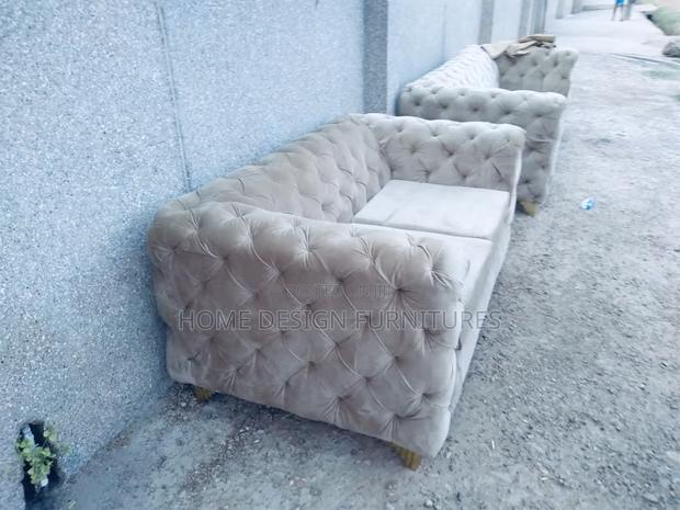 Cream Material Sofa