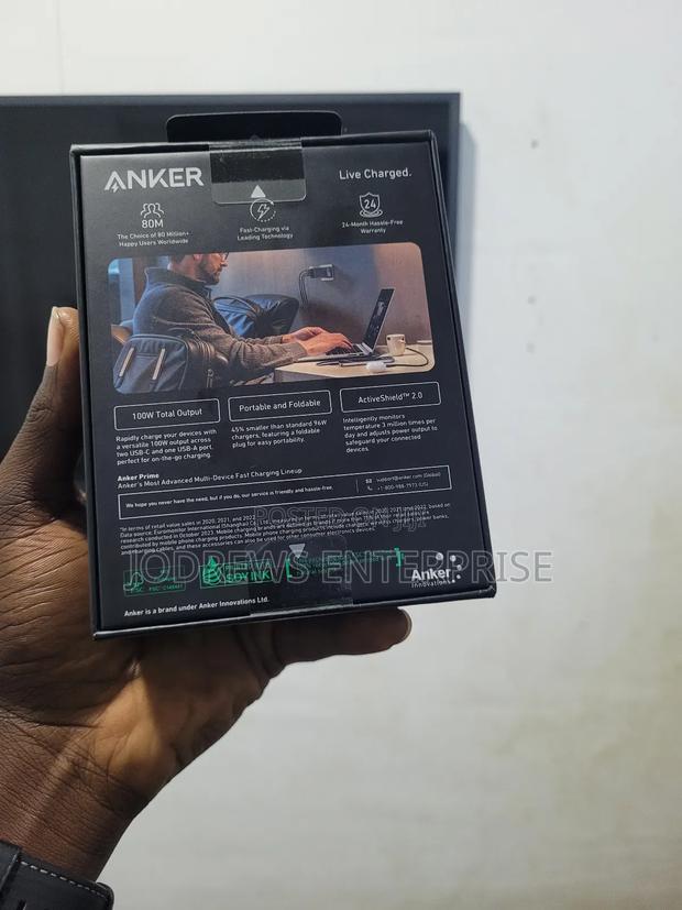 Anker Prime 100w Usb-c 3-port Gan Wall Charger For Phones And Laptops photo 3