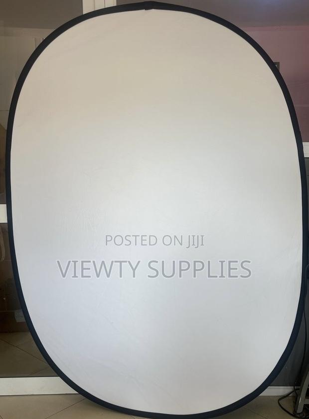 150cm X 200cm Illuminator 2-in-1 Silver/White Bounce Reflector Difuser photo 2