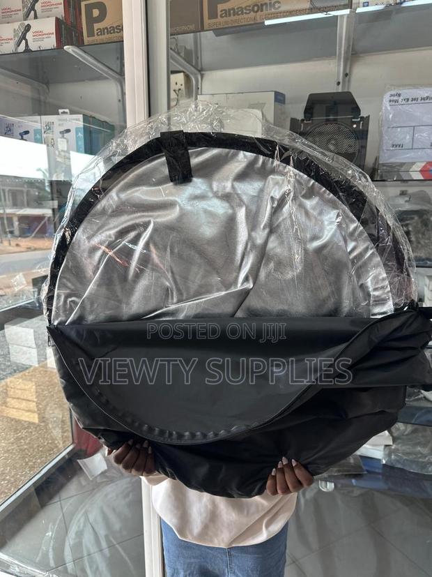 150cm X 200cm Illuminator 2-in-1 Silver/White Bounce Reflector Difuser photo 3
