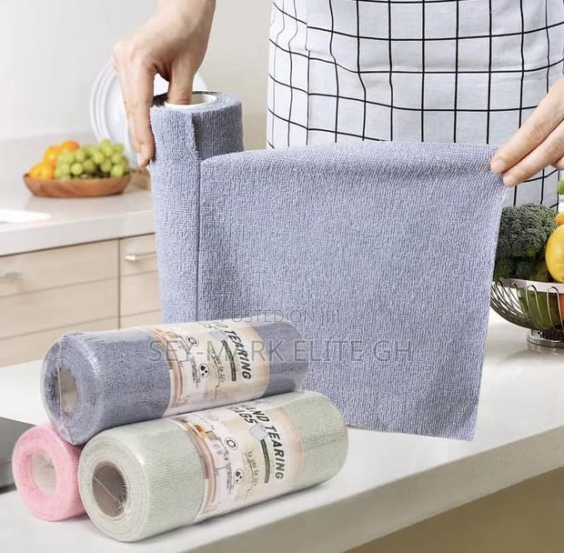 50pcs Multipurpose Reusable Microfiber Napkin · Photo 4