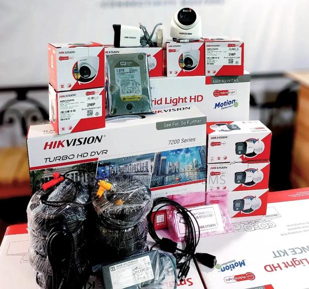 Hikvision 2mp Surveillance Kits 8 Cameras Complete Kit With Audio