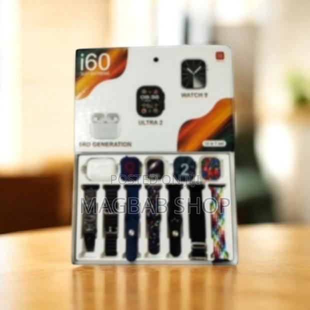 Ai-60 Suit ( 2 Smart Watches + 1 Airpod + 7 Straps) photo 3