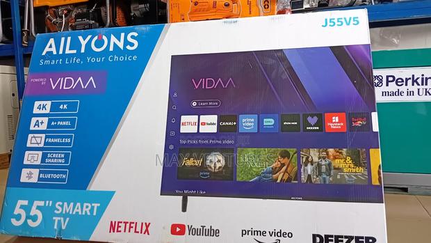 J55v5 Ailyons 55"Tv Digital Satellite Smart Android Uhd 55 Inches · Photo 3