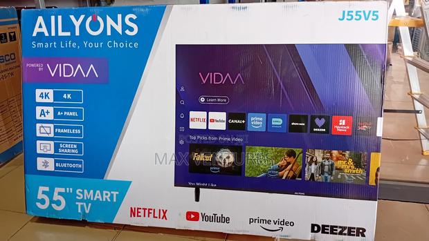 Ailyons 55" Tv Smart Vidaa Smart Android Bluetooth T2/S2 55" · Photo 4