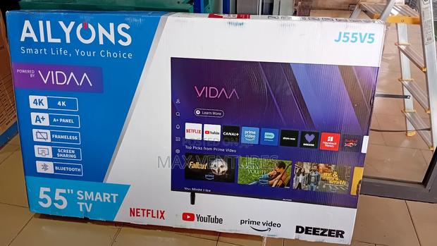 Ailyons Glossy Screen 55" Smart Android Television Netflix 55 Inche · Photo 3