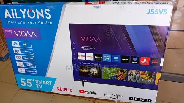 Ailyons Glossy Screen 55" Smart Android Television Netflix 55 Inche · Photo 4