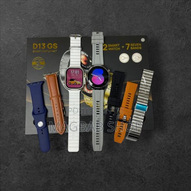 D13-Gs Smart Watch With 2 Smartwatches and 7 Straps(536376)
