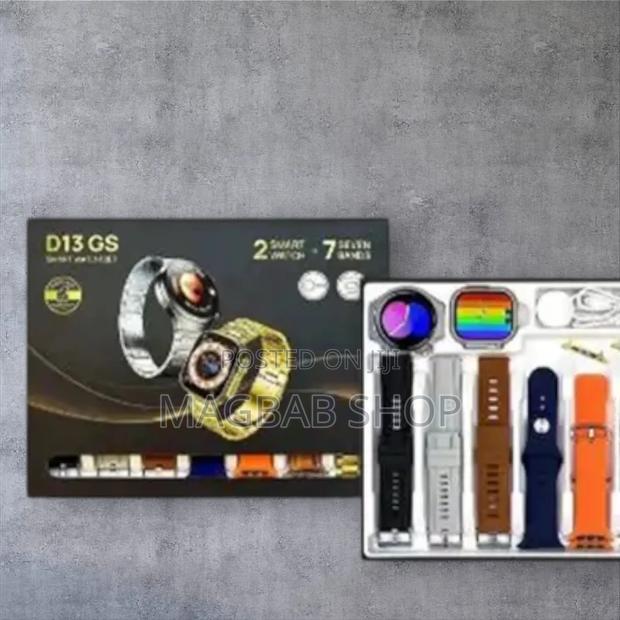 D13-Gs Smart Watch With 2 Smartwatches and 7 Straps(785748)