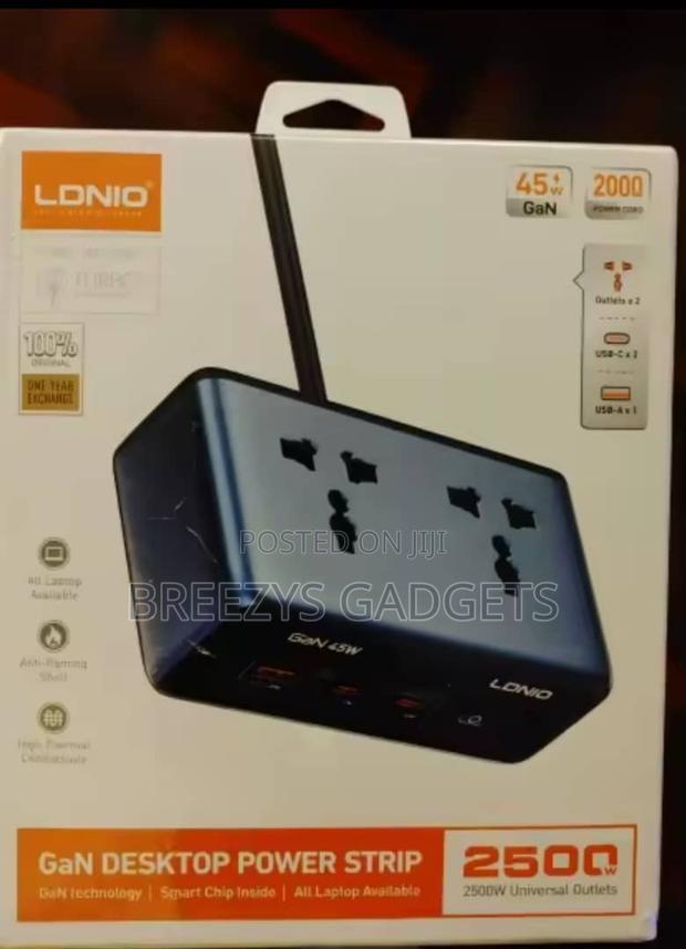 Ldnio Fast Charger Cube Power Strip 2m Electric Extension Power Cord 4 photo 6