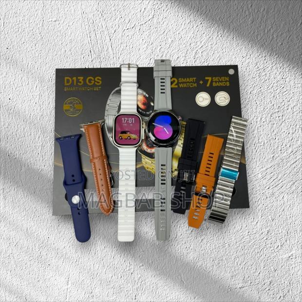 D13-Gs Smart Watch With 2 Smartwatches and 7 Straps(785748) photo 2