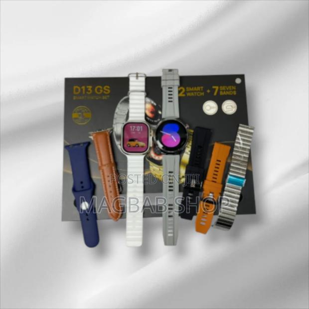 D13-Gs Smart Watch With 2 Smartwatches and 7 Straps(785748) photo 3