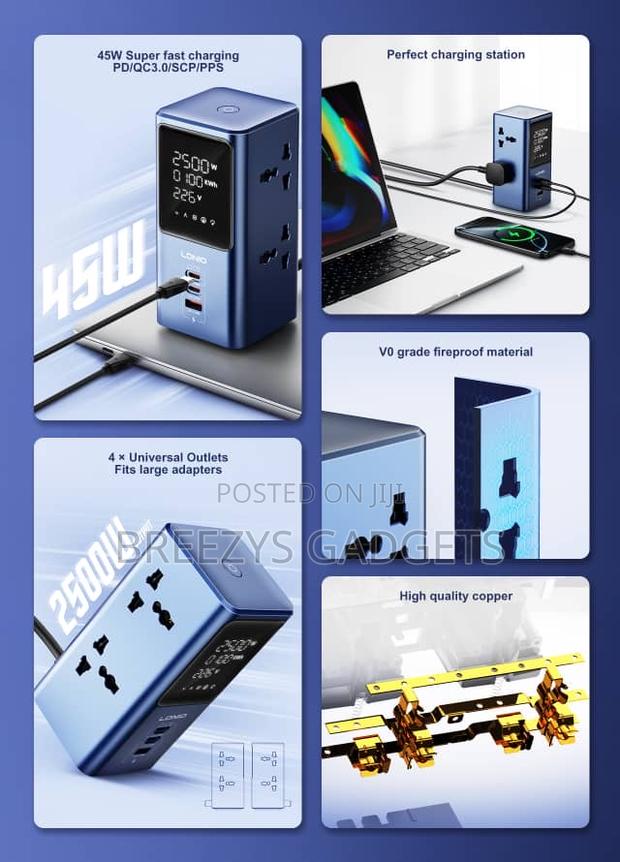 Ldnio Vertical Universal Socket Tower Power Strip Multi Outlets photo 4