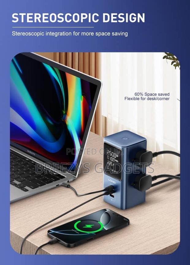 Ldnio Vertical Universal Socket Tower Power Strip Multi Outlets photo 5