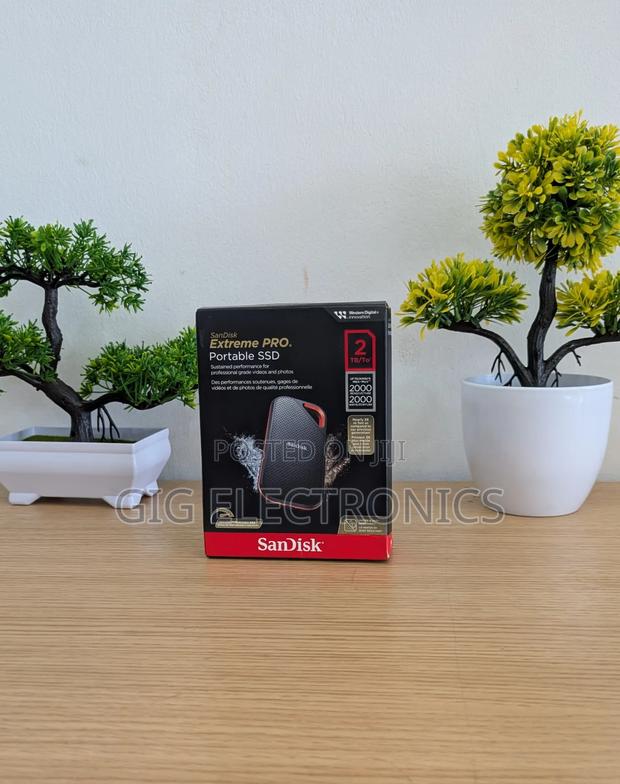 Sandisk 2tb Extreme Pro Portable External Drive SSD 2000mb/S