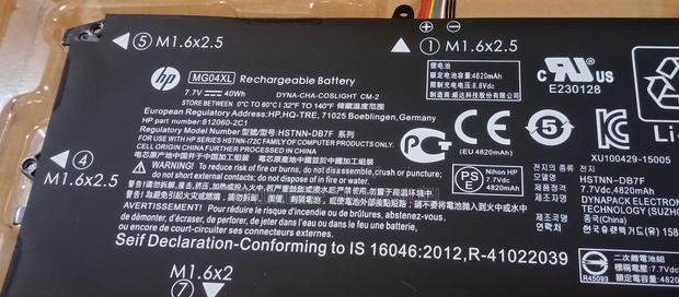 Hp Battery Mg04xl Original · Photo 2