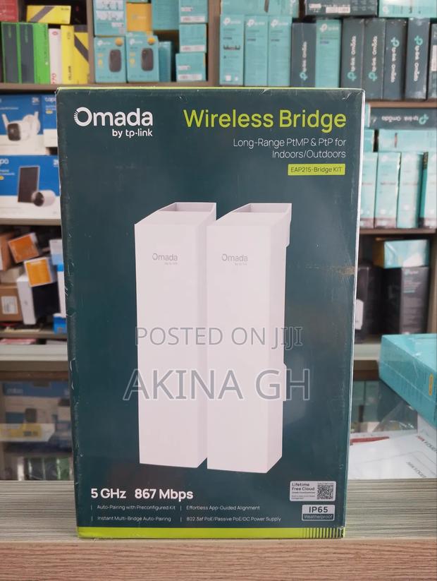 Tp-Link Omada 5ghz 867mbps Long-Range Indoor/Outdoor Eap215 Bridge Kit · Photo 3