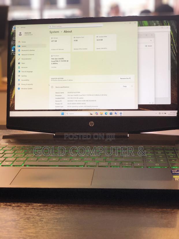 Laptop HP Pavilion Gaming Laptop 15-Dk2xxx 4GB Intel Core I7 SSD 512GB photo 4