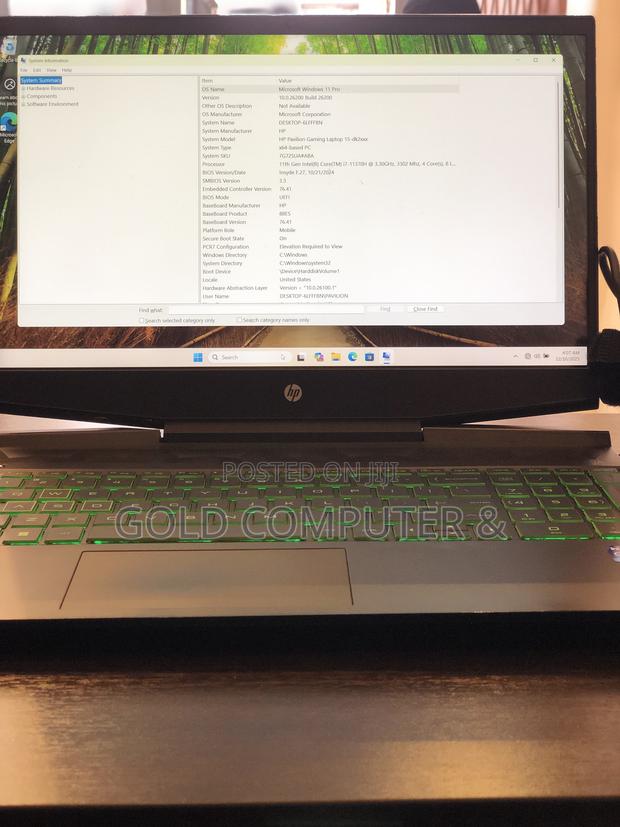Laptop HP Pavilion Gaming Laptop 15-Dk2xxx 4GB Intel Core I7 SSD 512GB photo 6