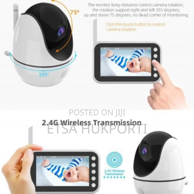 Wireless Baby Intercom With Camera 4.5′′ Screen With Two-Way Comm Uk photo 5
