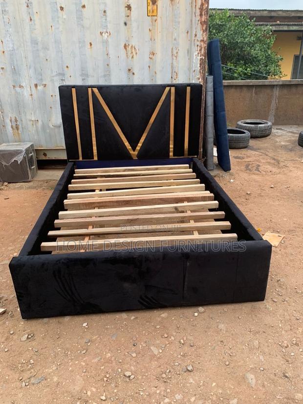Black Foreign Bed Frame