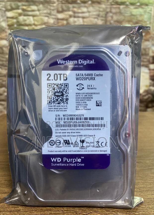 W/D 2tb Surveillance Hard Drive