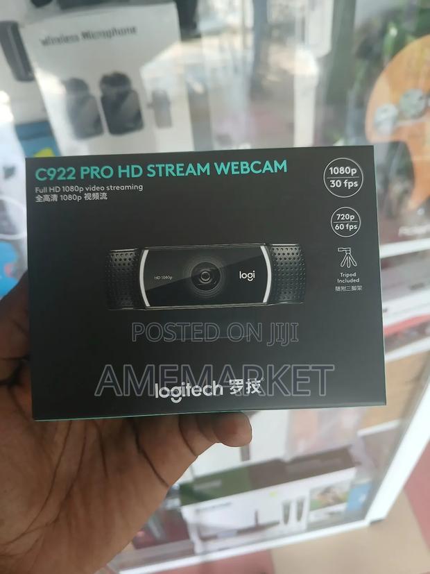 Logitech C922 Pro Webcam, 1080p Camera, Hd Video Streaming Recording photo 2