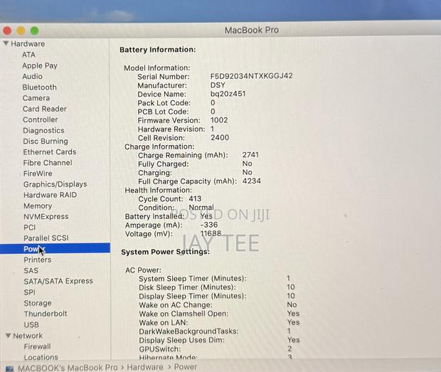 Laptop Apple MacBook Pro 2019 8GB Intel Core I5 SSD 256GB