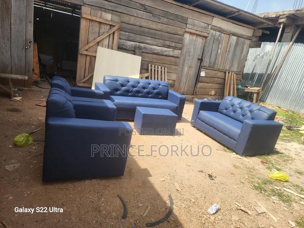 Blue Black Leather Set