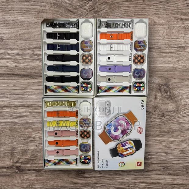 Ai-60 Suit ( 2 Smart Watches + 1 Airpod + 7 Straps) (877563)