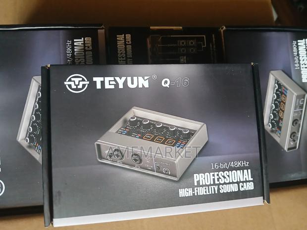 Teyun Q-16 Usb Audio Interface For Guitar Recording And Live Streaming