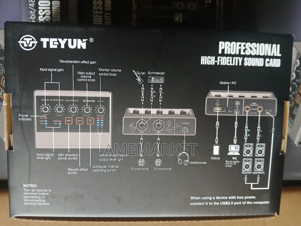 Teyun Q-16 Usb Audio Interface For Guitar Recording And Live Streaming photo 4