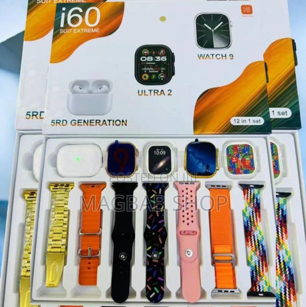 Ai-60 Suit ( 2 Smart Watches + 1 Airpod + 7 Straps) photo 2