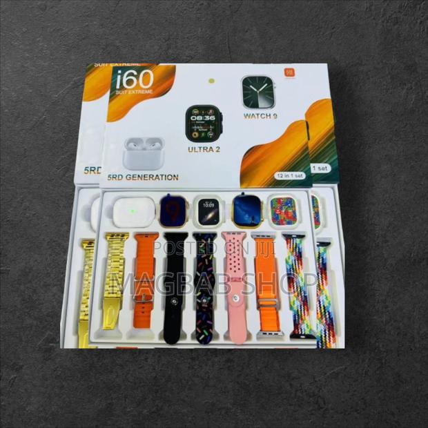 Ai-60 Suit ( 2 Smart Watches + 1 Airpod + 7 Straps) photo 2