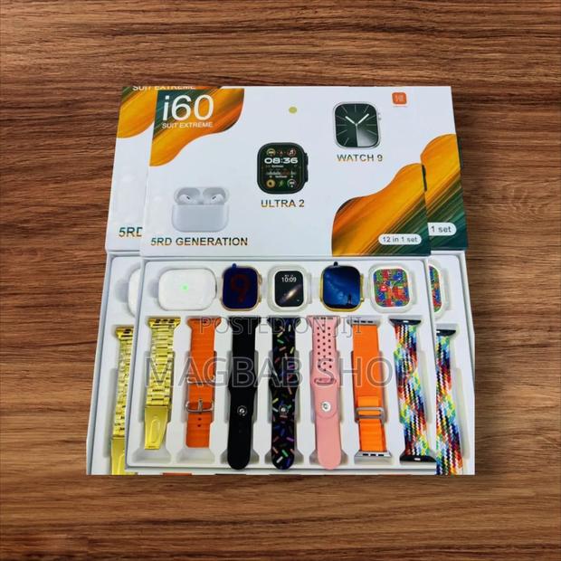 Ai-60 Suit ( 2 Smart Watches + 1 Airpod + 7 Straps) photo 3