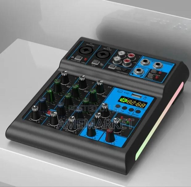 4 Channel Mixer Professional Audio 4 Channel Console Sound Card photo 4