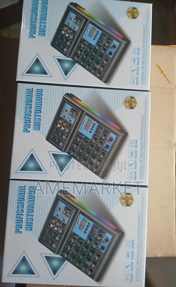 4 Channel Mixer Professional Audio 4 Channel Console Sound Card photo 5