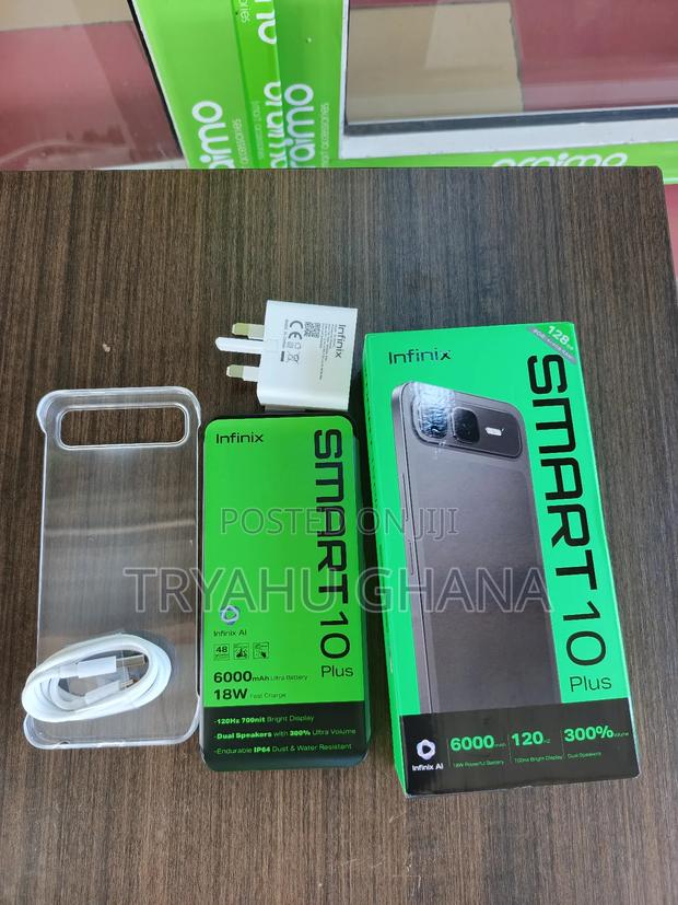 New Infinix Smart 10 Plus 128 GB Black