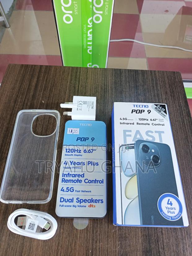 New Tecno Pop 9 64 GB Black