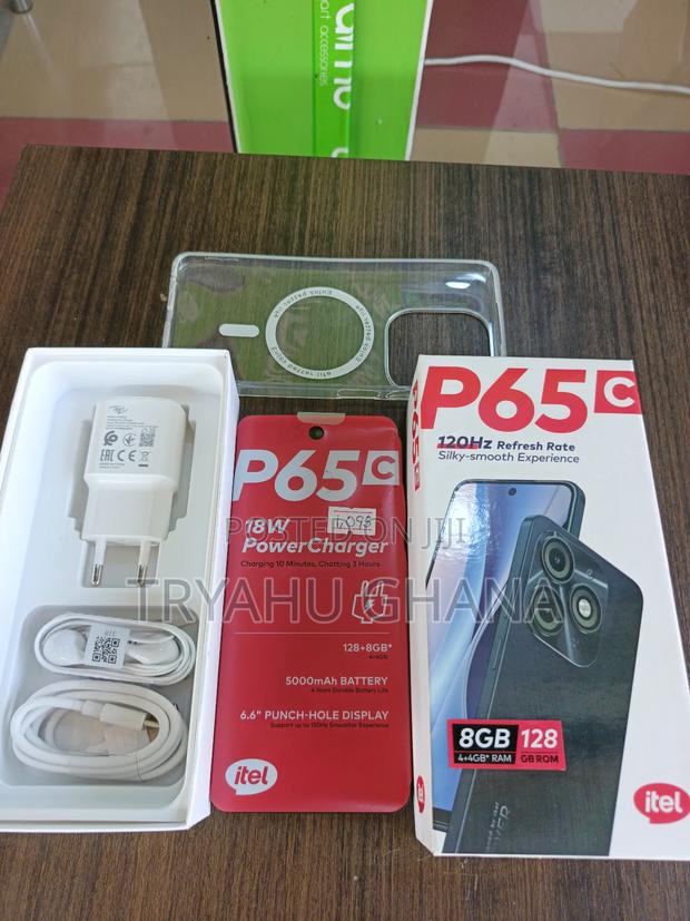 New Itel P65C 128 GB Black