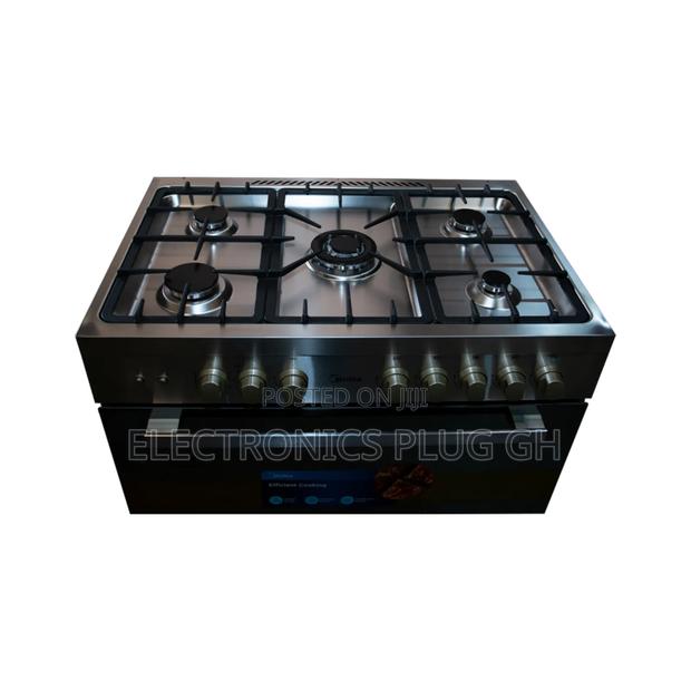 Midea 5 Burners Gas Cooker With Oven and Grill photo 2