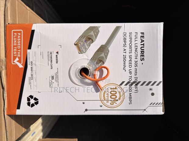 Westa Cat6 Cable 305m Utp Pure Copper Passed the Fluke Test| photo 4