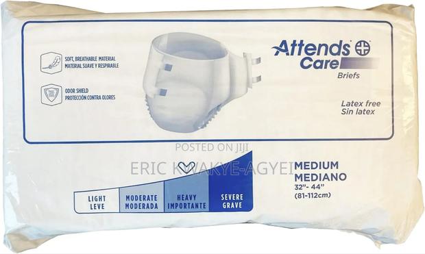 Attends Adult Brh Care Briefs With Closure Tabs, Medium · Photo 2