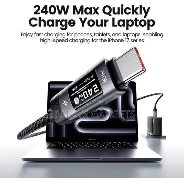 Toocki 240w Usb C Cbale Fast Charging Oled Digital Display Pd 3.1 photo 3