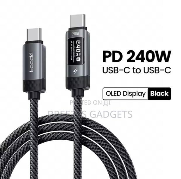 Toocki 240w Usb C Cbale Fast Charging Oled Digital Display Pd 3.1 photo 4