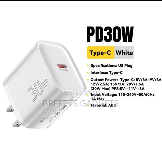 Essager 30w Type C Charger Pd Qc3.0 Fast Type C Charger For iPhone photo 2