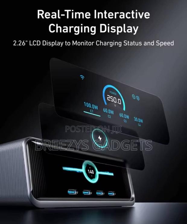 Anker Prime Charger, 250w Gan Prime Usb C Charging Station photo 3
