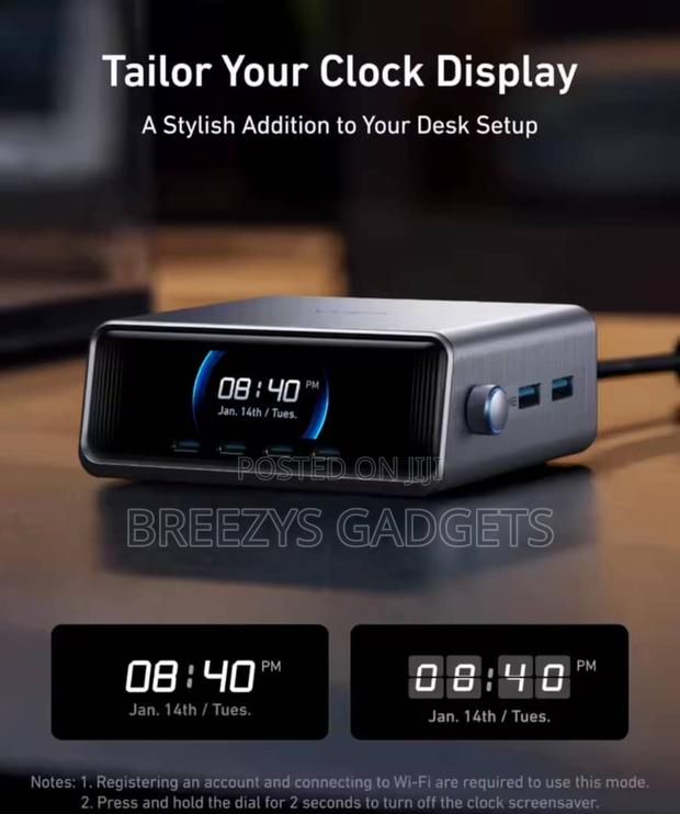 Anker Prime Charger, 250w Gan Prime Usb C Charging Station photo 6