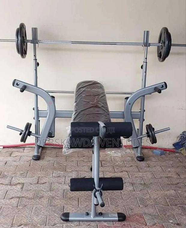 Bench Press Set With 45kg Weight · Photo 2